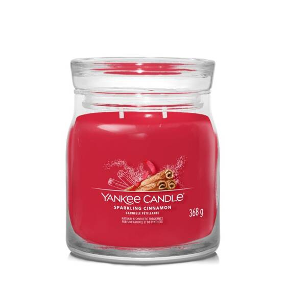 ŚWIECA SIGNATURE ŚREDNIA SPARKLING CINNAMON