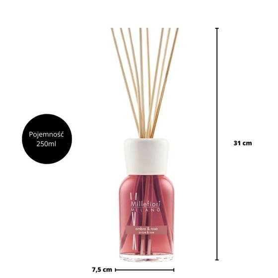 Pałeczki zapachowe 250 ml AMBRA & ROSA