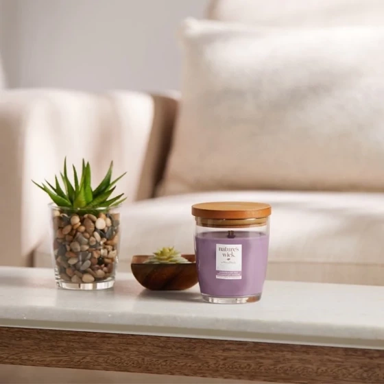 ŚWIECA ŚREDNIA LAVENDER & OAT MILK