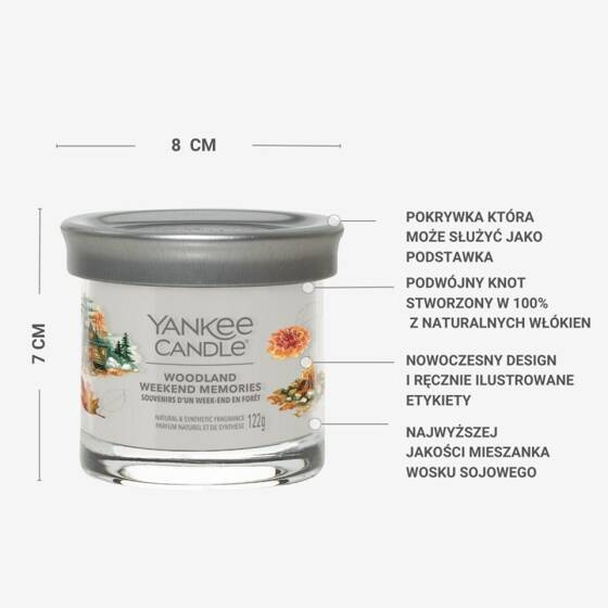 TUMBLER MAŁY Z 1 KNOTEM WOODLAND WEEKEND MEMORIES
