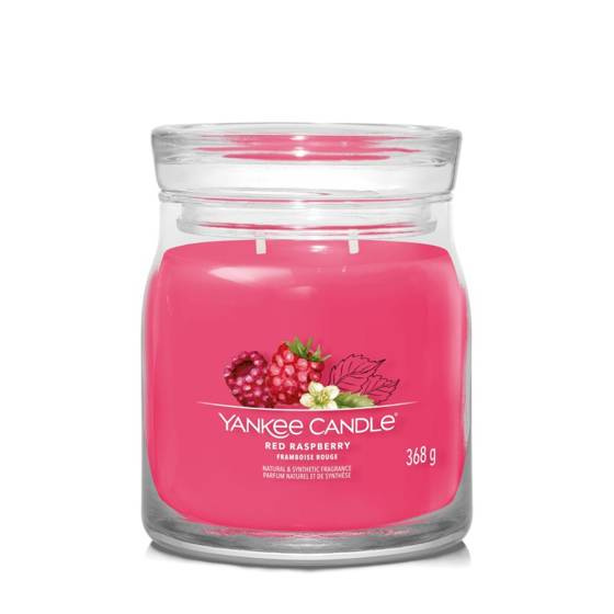 ŚWIECA SIGNATURE ŚREDNIA RED RASPBERRY