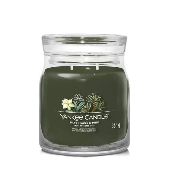 ŚWIECA SIGNATURE ŚREDNIA SILVER SAGE & PINE
