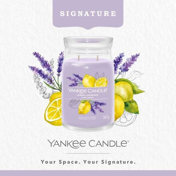 ŚWIECA SIGNATURE DUŻA LEMON LAVENDER