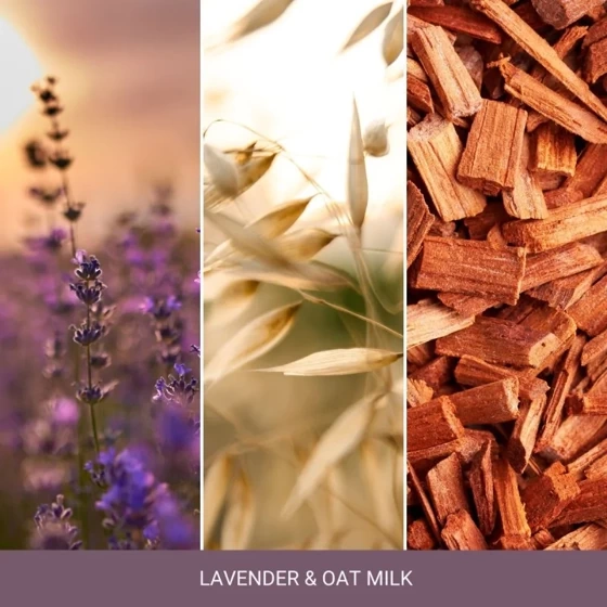 ŚWIECA ŚREDNIA LAVENDER & OAT MILK