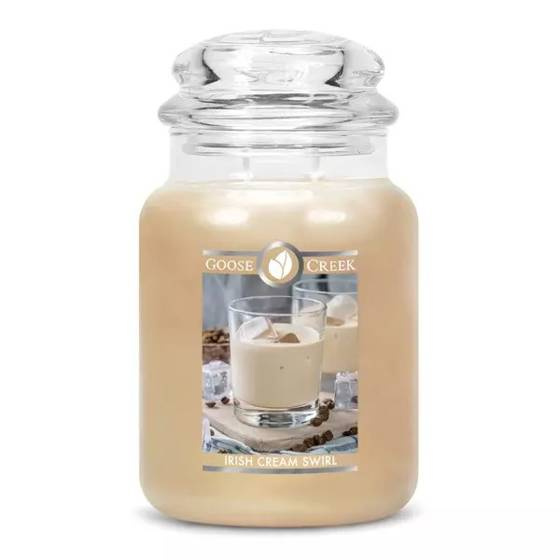 GOOSE CREEK ŚWIECA DUŻA IRISH CREAM SWIRL