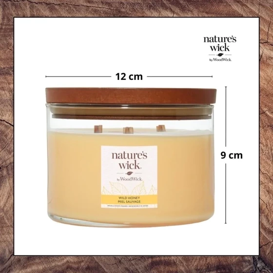 ŚWIECA DUŻA WILD HONEY