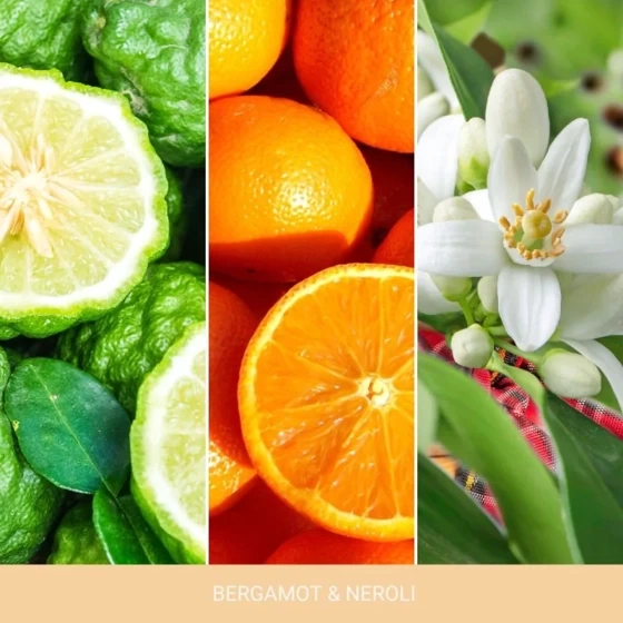 ŚWIECA ŚREDNIA BERGAMOT & NEROLI
