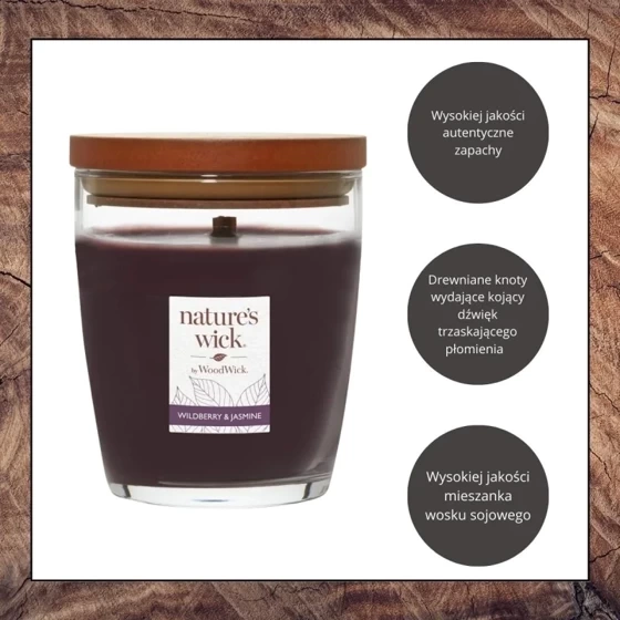 ŚWIECA ŚREDNIA WILDBERRY & JASMINE