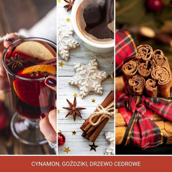 ŚWIECA SIGNATURE ŚREDNIA SPARKLING CINNAMON