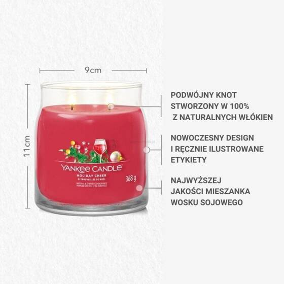 ŚWIECA SIGNATURE ŚREDNIA HOLIDAY CHEER