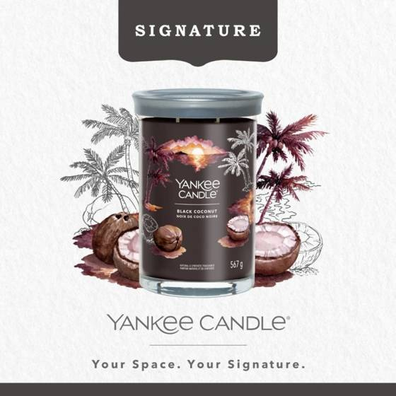 TUMBLER DUŻY Z 2 KNOTAMI BLACK COCONUT