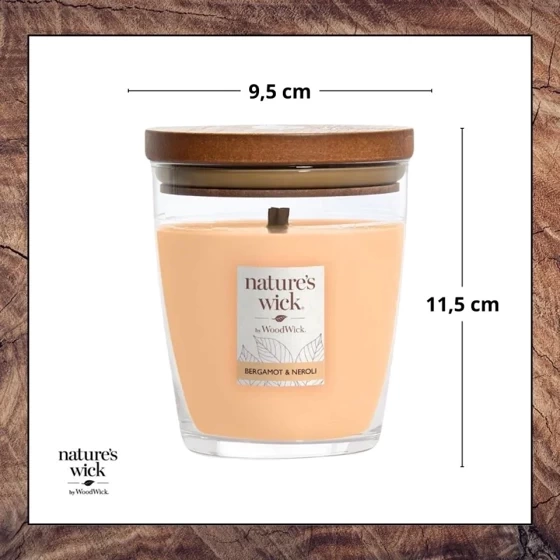 ŚWIECA ŚREDNIA BERGAMOT & NEROLI