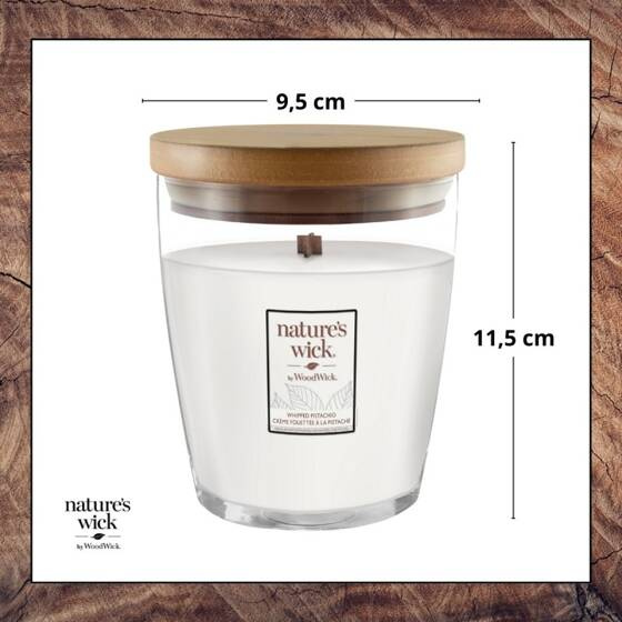 ŚWIECA ŚREDNIA WHIPPED PISTACHIO