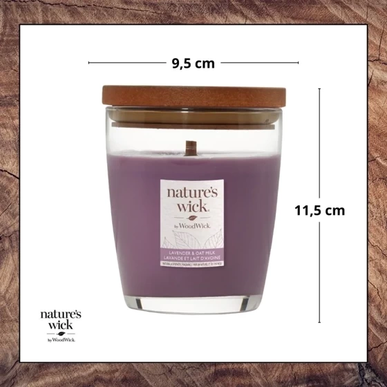 ŚWIECA ŚREDNIA LAVENDER & OAT MILK