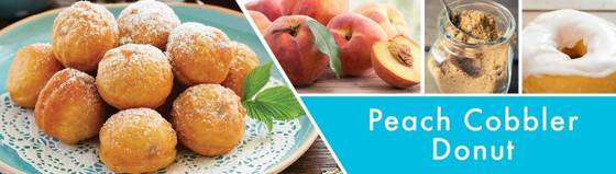 GOOSE CREEK ŚWIECA DUŻA PEACH COBBLER DONUT