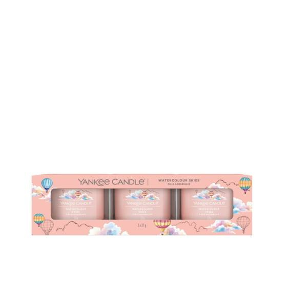 ŚWIECE MINI 3 PACK WATERCOLOUR SKIES