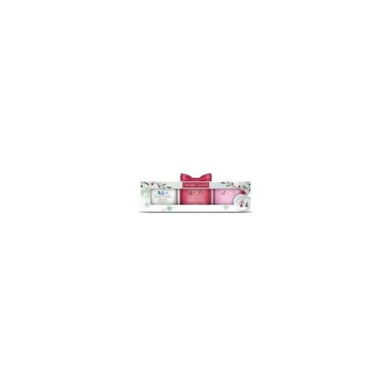YC Zestaw 3 świec mini - SNOW GLOBE WONDERLAND (SNOW GLOBE WONDERLAND, SNOWFLAKE KISSES, PEPPERMINT PINWHEELS)